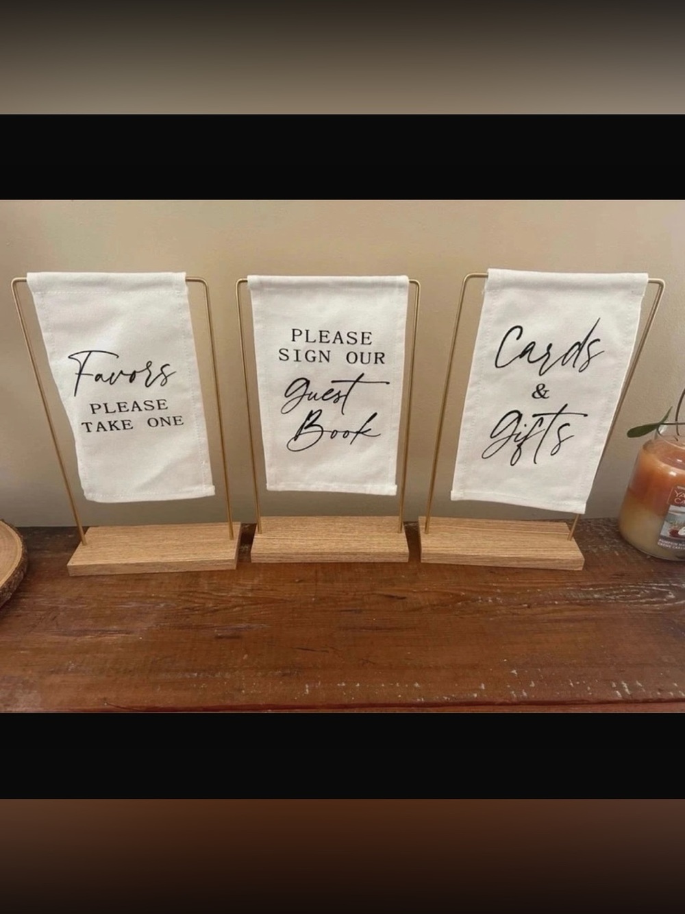 Celebration Wedding Signs
